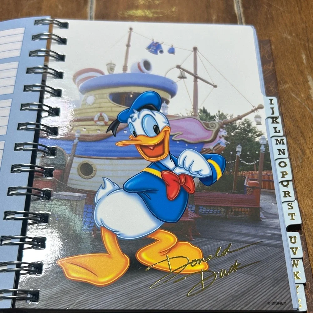 Disney Character Address Book Vintage